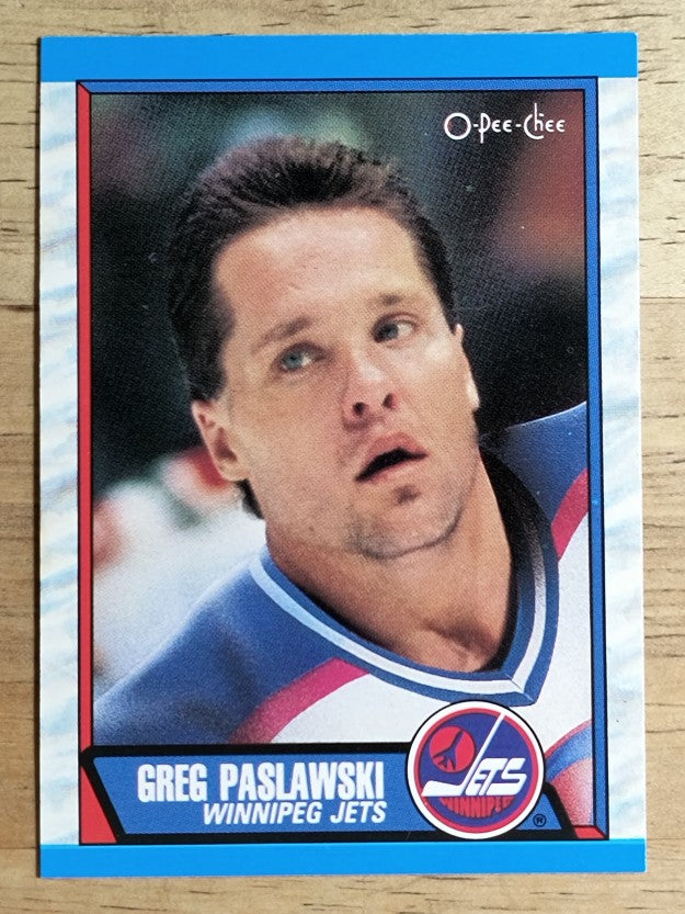 1989-90 O-Pee-Chee #268 Greg Paslawski