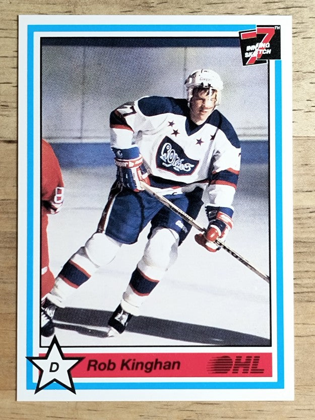 1990-91 7th Inning Sketch OHL #36 Rob Kinghan
