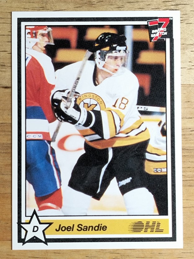 1990-91 7th Inning Sketch OHL #69 Joel Sandie
