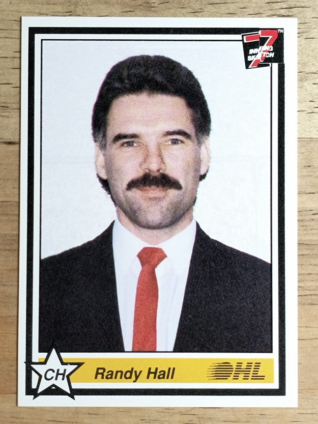 1990-91 7th Inning Sketch OHL #74 Randy Hall CO