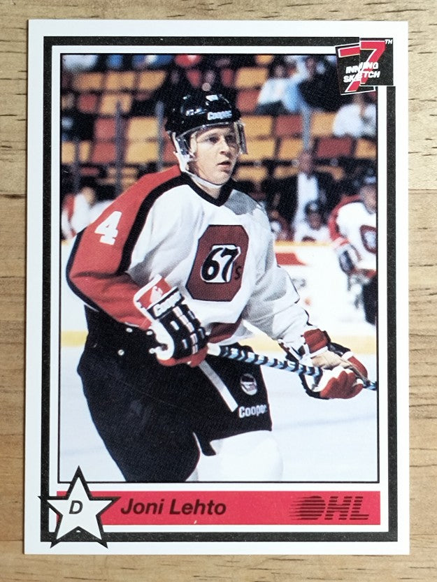 1990-91 7th Inning Sketch OHL #86 Joni Lehto