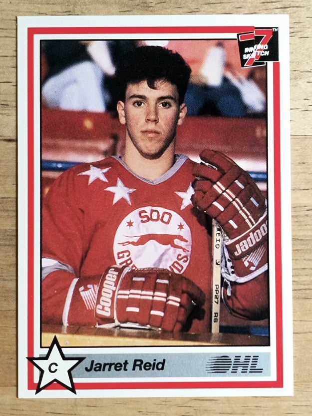 1990-91 7th Inning Sketch OHL #171 Jarrett Reid