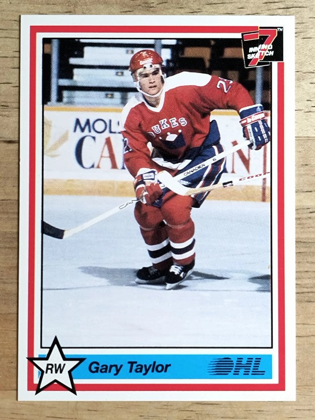 1990-91 7th Inning Sketch OHL #222 Gary Taylor