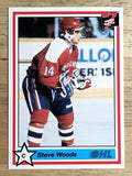 1990-91 7th Inning Sketch OHL #224 Steve Woods