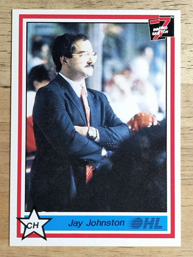 1990-91 7th Inning Sketch OHL #299 Len McNamara CO