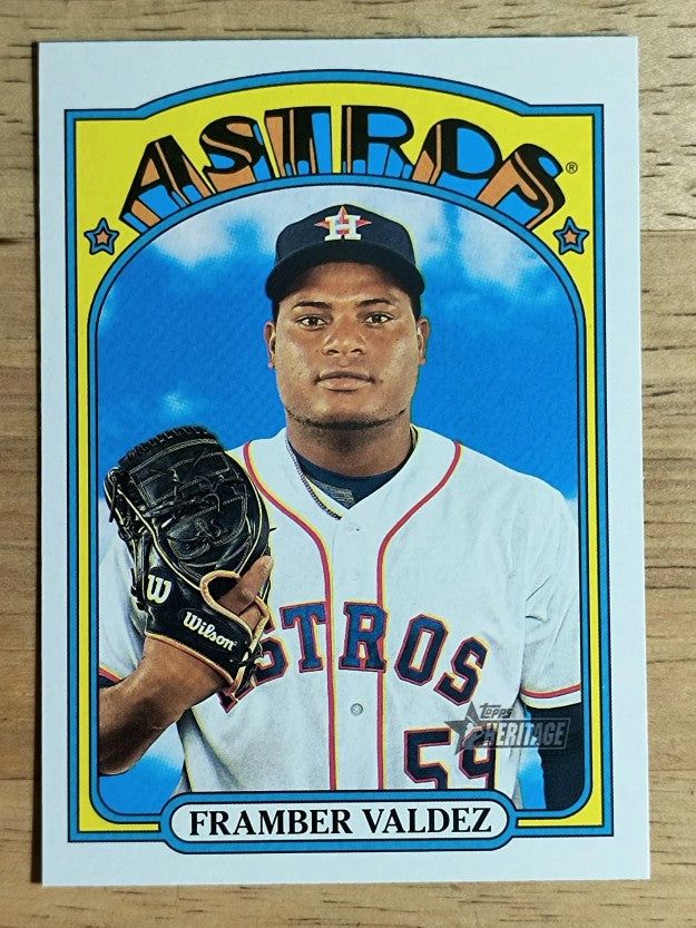 2021 Topps Heritage #154 Framber Valdez