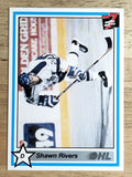 1990-91 7th Inning Sketch OHL #393 Shawn Rivers