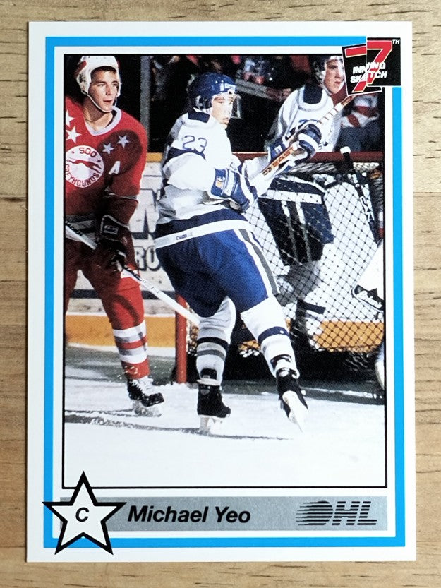 1990-91 7th Inning Sketch OHL #396 Michael Yeo