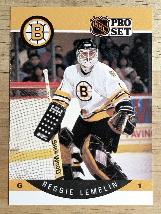 1990-91 Pro Set #9 Rejean Lemelin