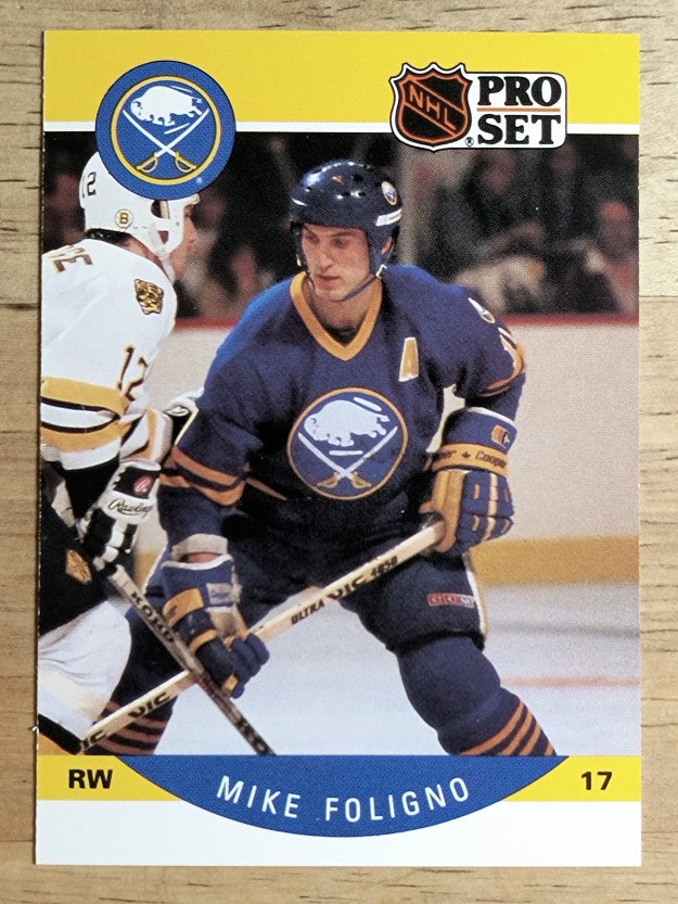 1990-91 Pro Set #20 Mike Foligno