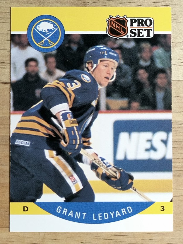 1990-91 Pro Set #24 Grant Ledyard RC