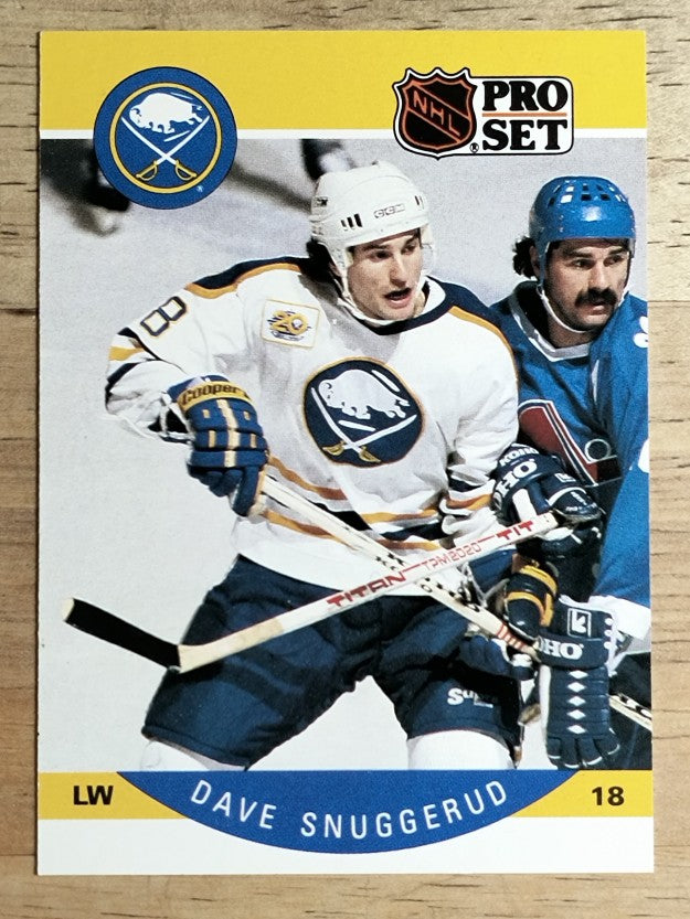 1990-91 Pro Set #30 Dave Snuggerud RC