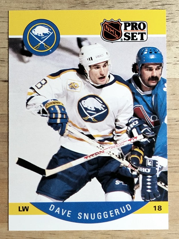 1990-91 Pro Set #30 Dave Snuggerud RC
