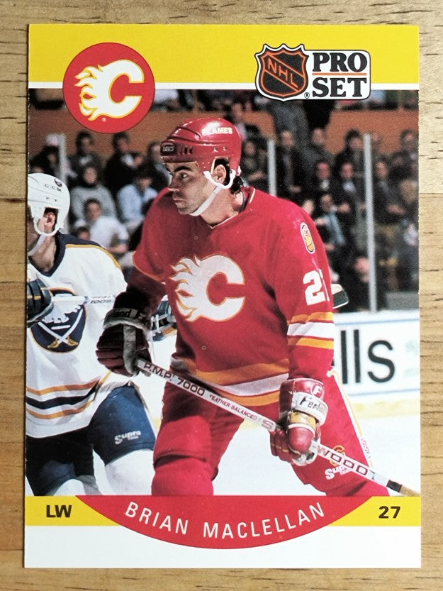 1990-91 Pro Set #36 Brian MacLellan