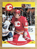 1990-91 Pro Set #36 Brian MacLellan
