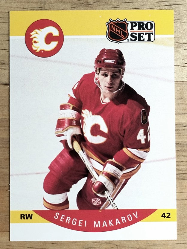 1990-91 Pro Set #38 Sergei Makarov RC
