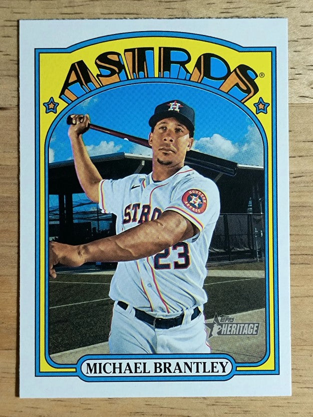 2021 Topps Heritage #54 Michael Brantley
