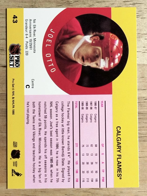 1990-91 Pro Set #43 Joel Otto