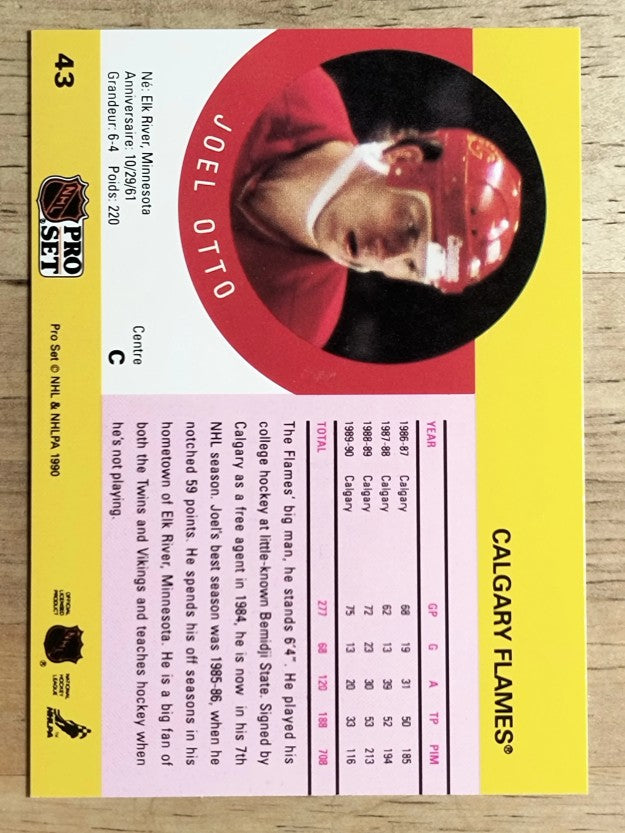 1990-91 Pro Set #43 Joel Otto
