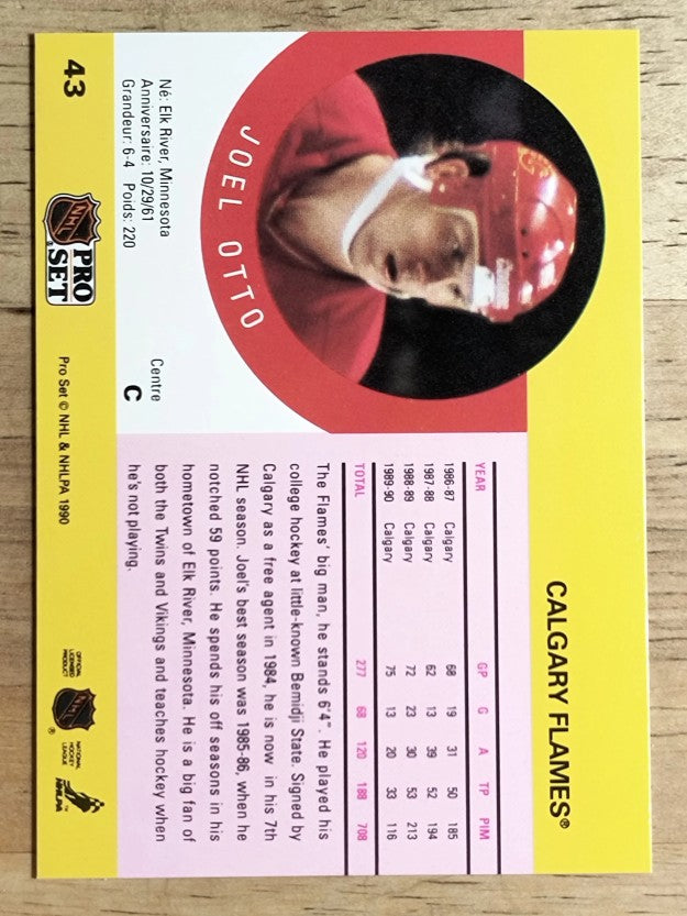 1990-91 Pro Set #43 Joel Otto