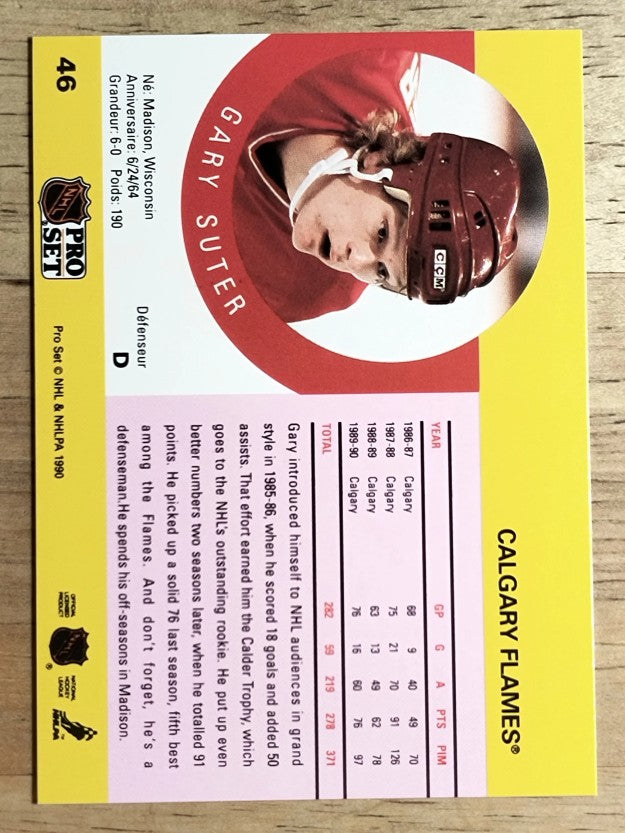 1990-91 Pro Set #46 Gary Suter