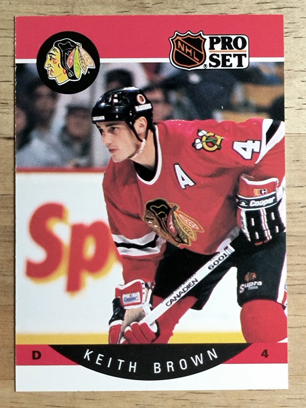1990-91 Pro Set #49 Keith Brown