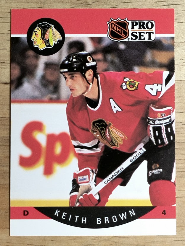 1990-91 Pro Set #49 Keith Brown