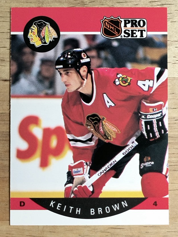 1990-91 Pro Set #49 Keith Brown