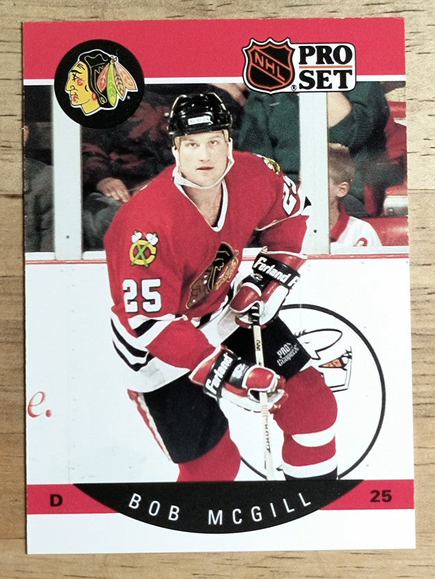 1990-91 Pro Set #55B Bob McGill COR