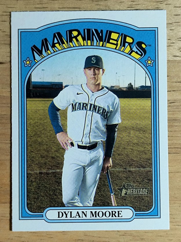 2021 Topps Heritage #320 Dylan Moore
