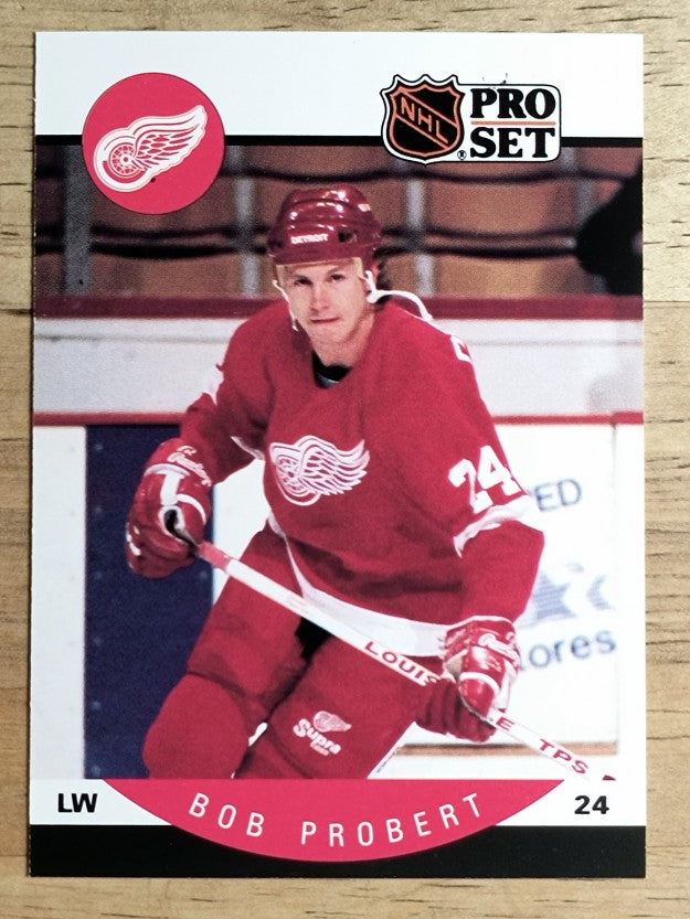 1990-91 Pro Set #76 Bob Probert