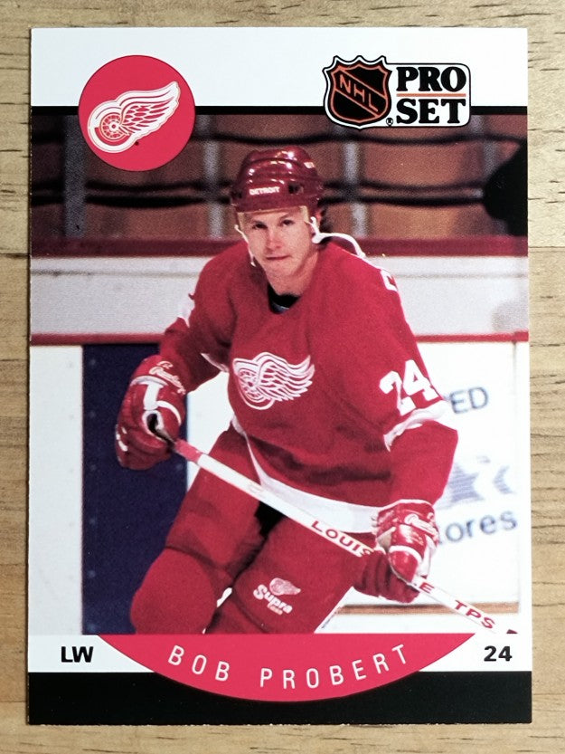 1990-91 Pro Set #76 Bob Probert