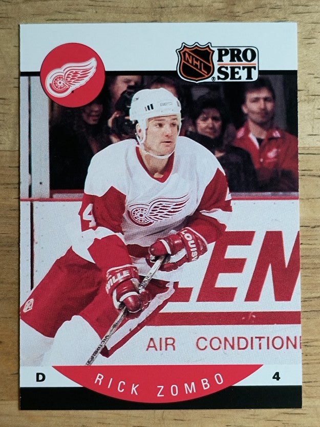 1990-91 Pro Set #80 Rick Zombo RC