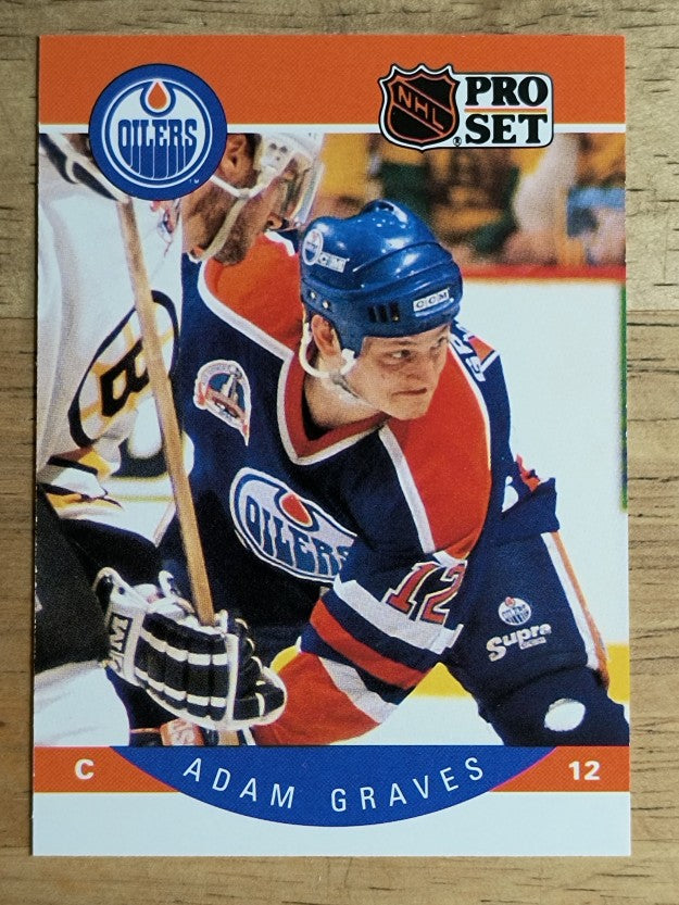 1990-91 Pro Set #84 Adam Graves RC