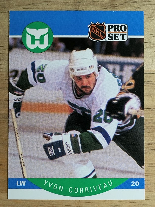1990-91 Pro Set #100 Yvon Corriveau RC