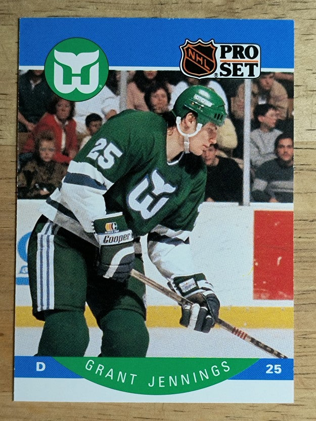 1990-91 Pro Set #106 Grant Jennings RC