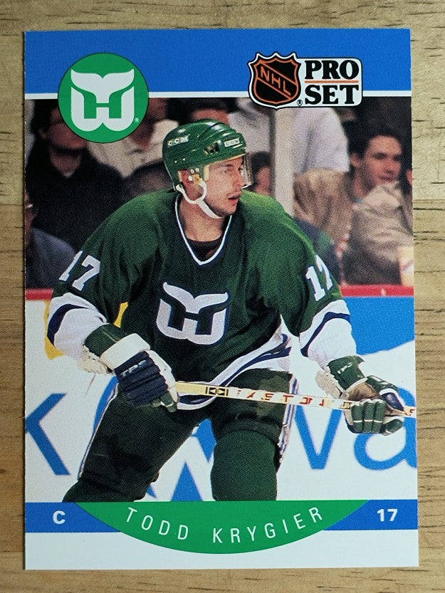 1990-91 Pro Set #107 Todd Krygier RC