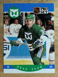 1990-91 Pro Set #110 Brad Shaw RC