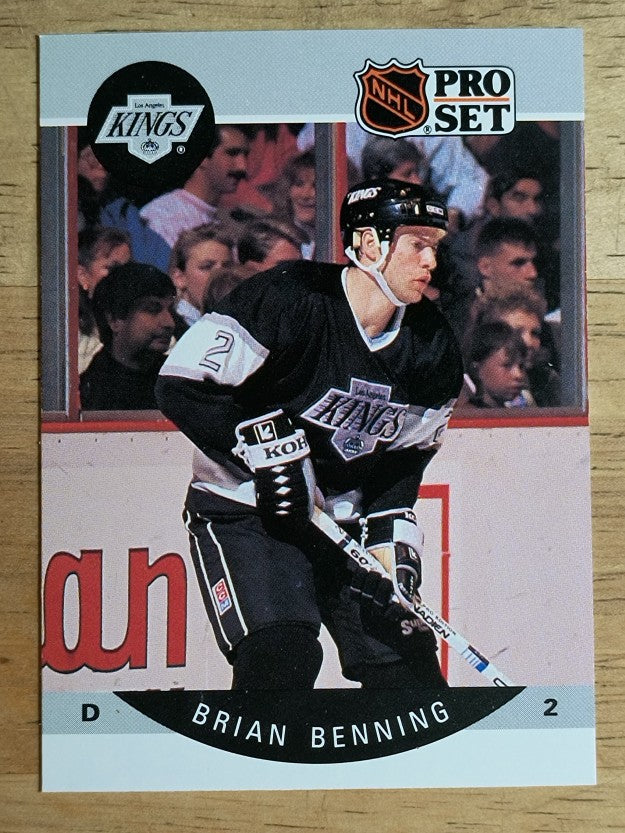 1990-91 Pro Set #114 Brian Benning