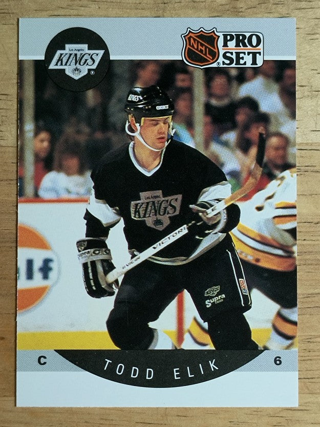 1990-91 Pro Set #116 Todd Elik RC