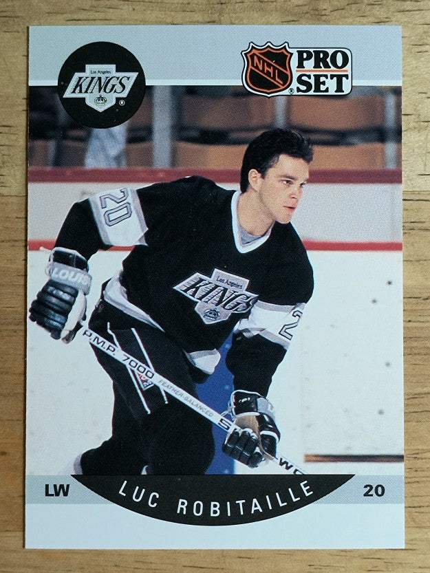 1990-91 Pro Set #126 Luc Robitalle