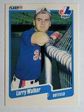 1990 Fleer #363 Larry Walker RC