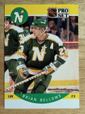 1990-91 Pro Set #130A Brian Bellows ERR/Back photo actually Dave Gagner
