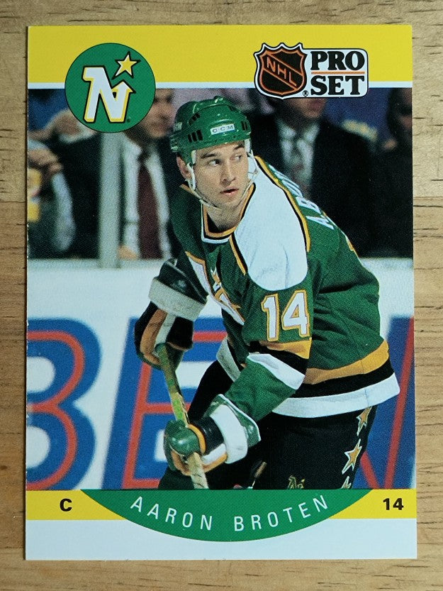 1990-91 Pro Set #131A Aaron Broten