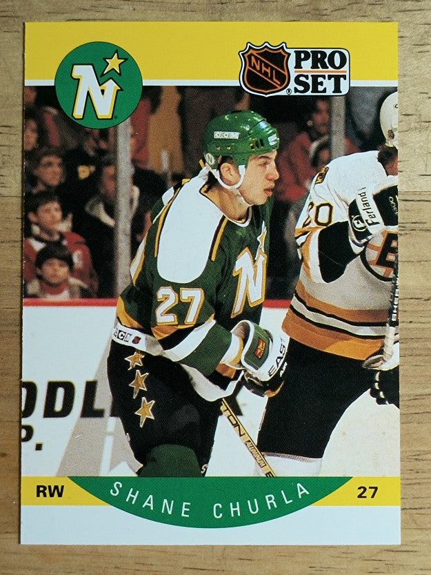 1990-91 Pro Set #135 Shane Churla RC