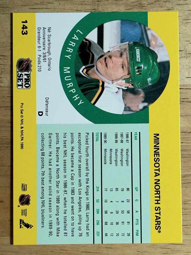 1990-91 Pro Set #143 Larry Murphy