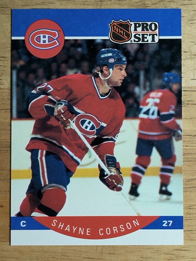 1990-91 Pro Set #148 Shayne Corson