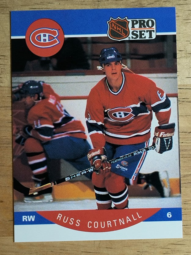 1990-91 Pro Set #149 Russ Courtnall