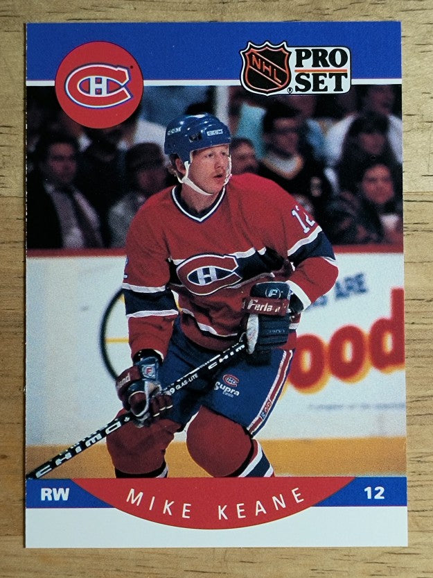1990-91 Pro Set #151 Mike Keane RC