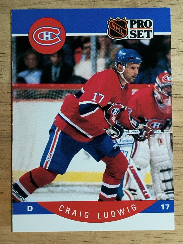 1990-91 Pro Set #154 Craig Ludwig